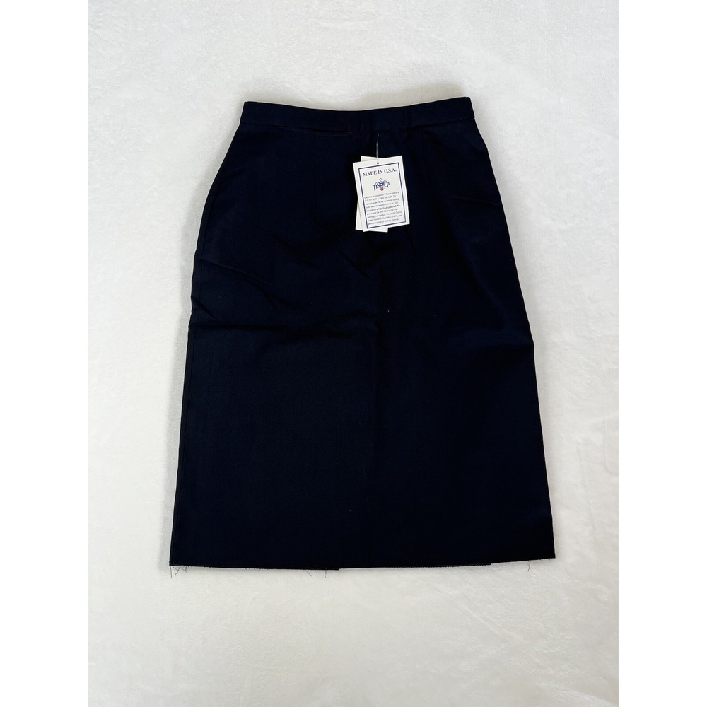 DSCP Garrison Collection Women's 10WP Blue Skirt Polyester Wool Lined‎